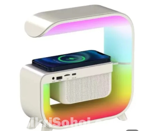 G3 Mini LED Wireless Charging Speaker with Alarm Clock